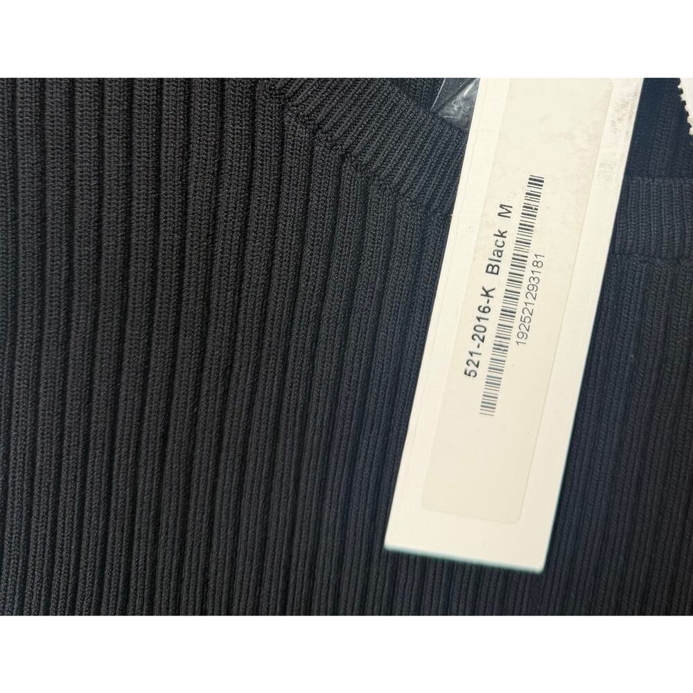 JONATHAN SIMKHAI Jayline Core Compact Ribbed Knit Scoop Neck Sweater Top Size M - Picture 6 of 6